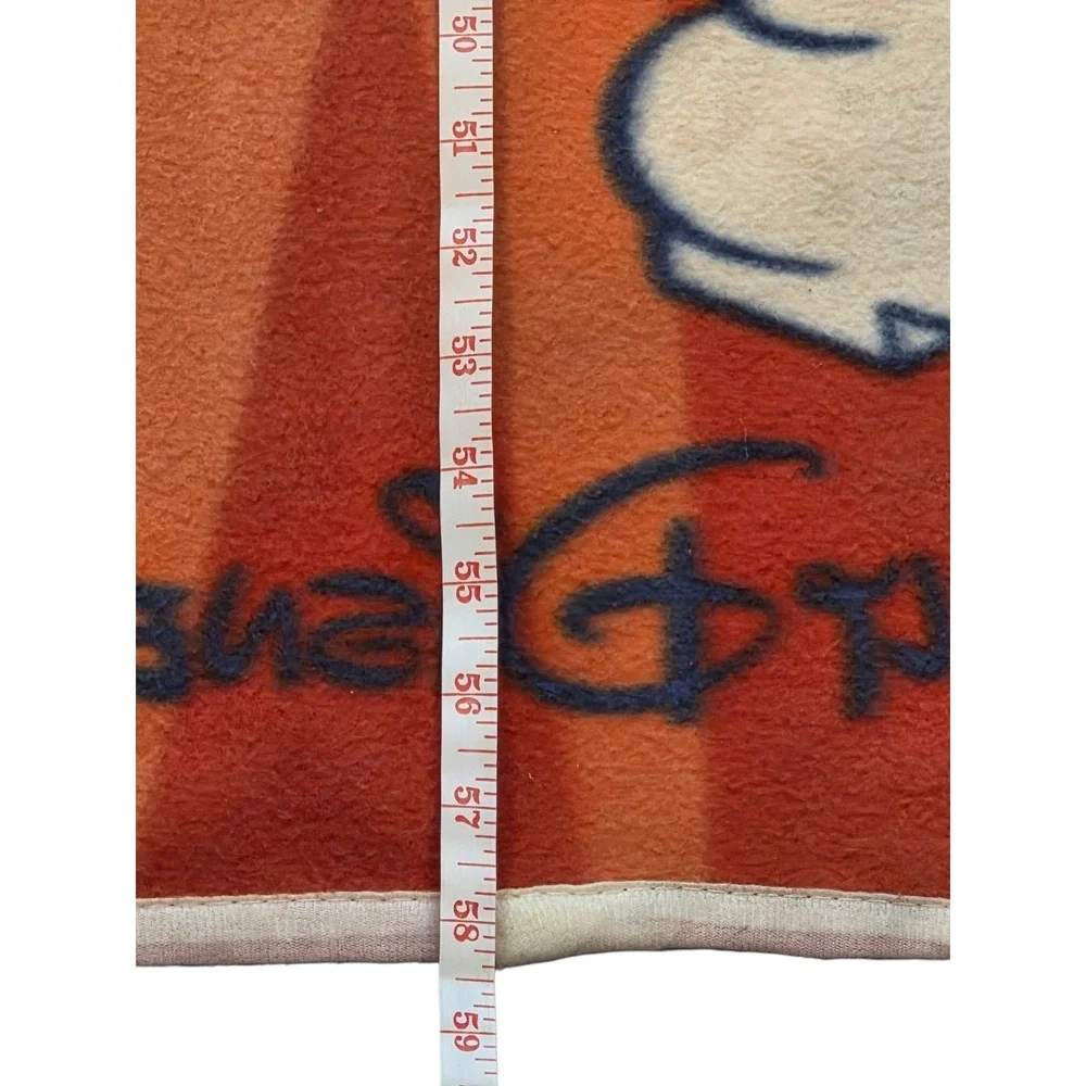 Disney‎ World Mickey Mouse Fleece Throw Blanket, Gently Used, 58.5